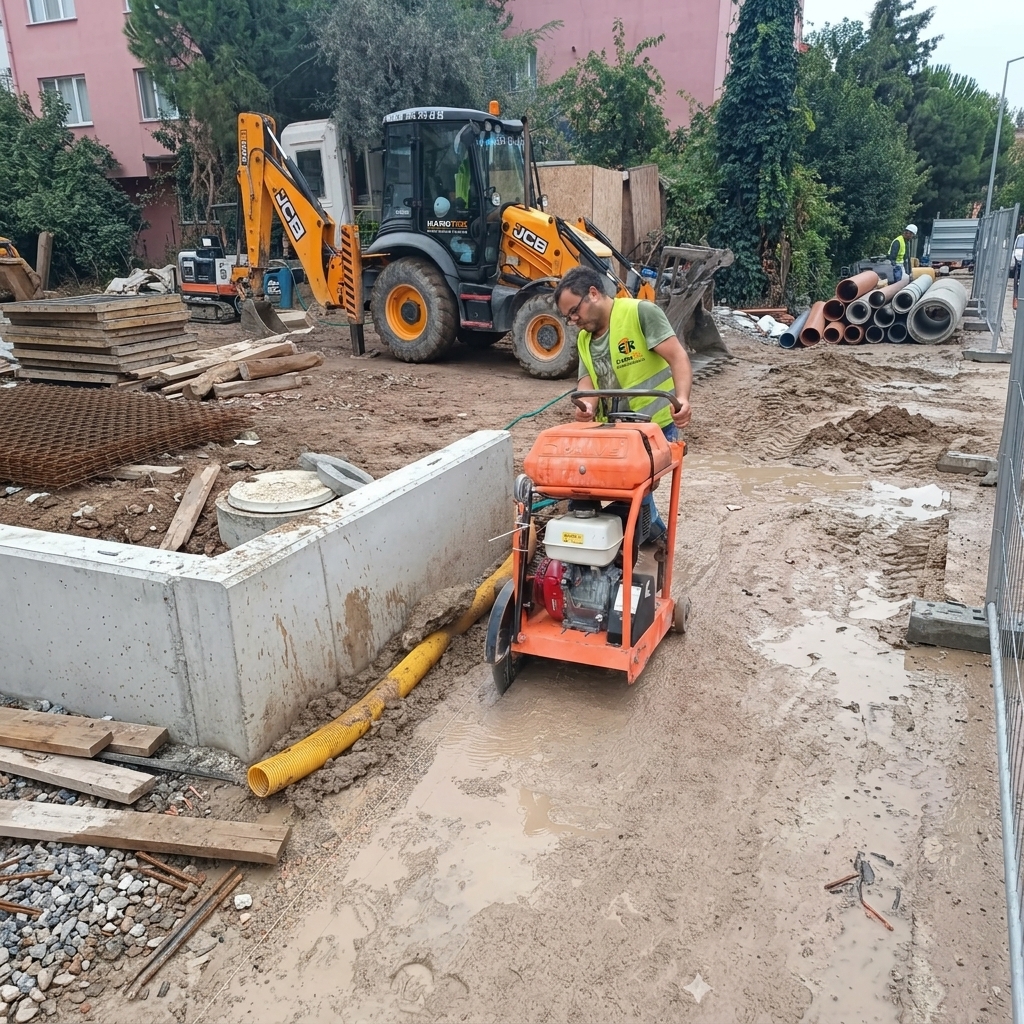 Hidrolik Raylı Kesme Uygulaması 1